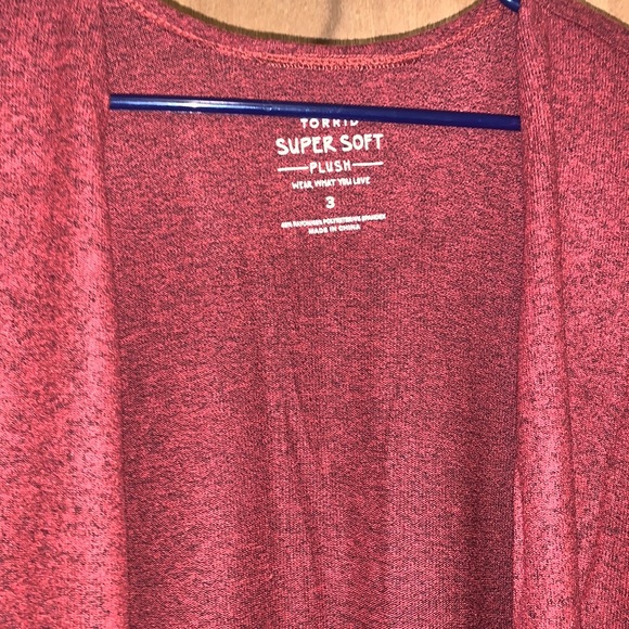 Rust Red Cardigan 5x left - Picture 8 of 13